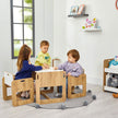 Charming Dove Activity Table & Chair Set for Kids Toddlers (Ages 2 - 4) - Montessori Kids Furniture | Jerenss
