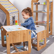 Charming Dove Activity Table & Chair Set for Kids Toddlers (Ages 2 - 4) - Montessori Kids Furniture | Jerenss