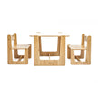 Crane Activity Table & 2 Chairs for Kids Toodler(Ages 2 - 4) - Montessori Kids Furniture | Jerenss