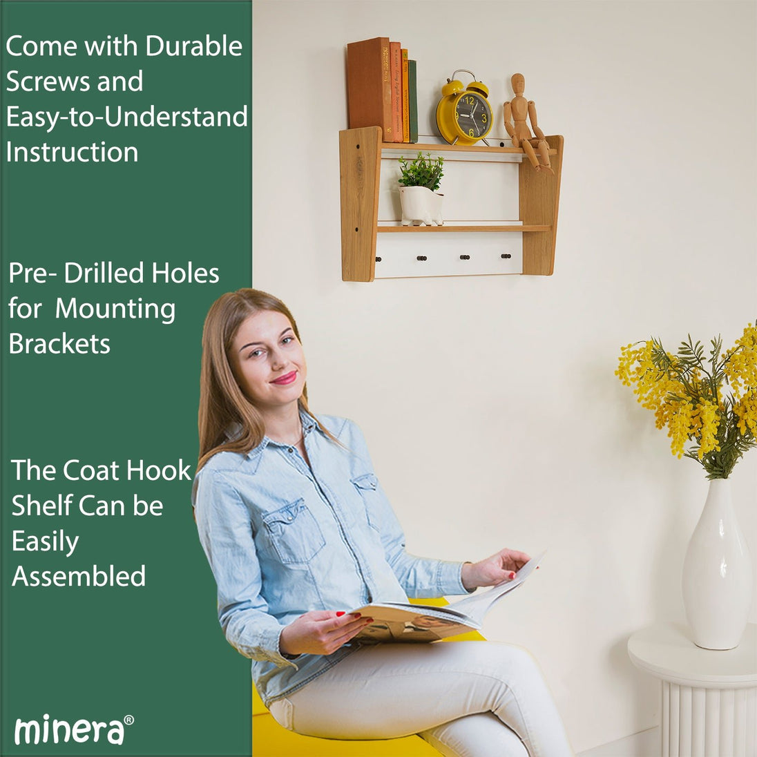 Crane Wall Organizer & Hanger - Montessori Kids Furniture | Jerenss