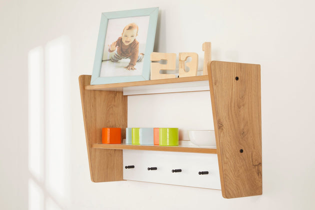 Crane Wall Organizer & Hanger - Montessori Kids Furniture | Jerenss