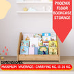 Jerenss Phoenix Bookshelf – Stylish & Practical Storage for Kids’ Rooms - Montessori Kids Furniture | Jerenss
