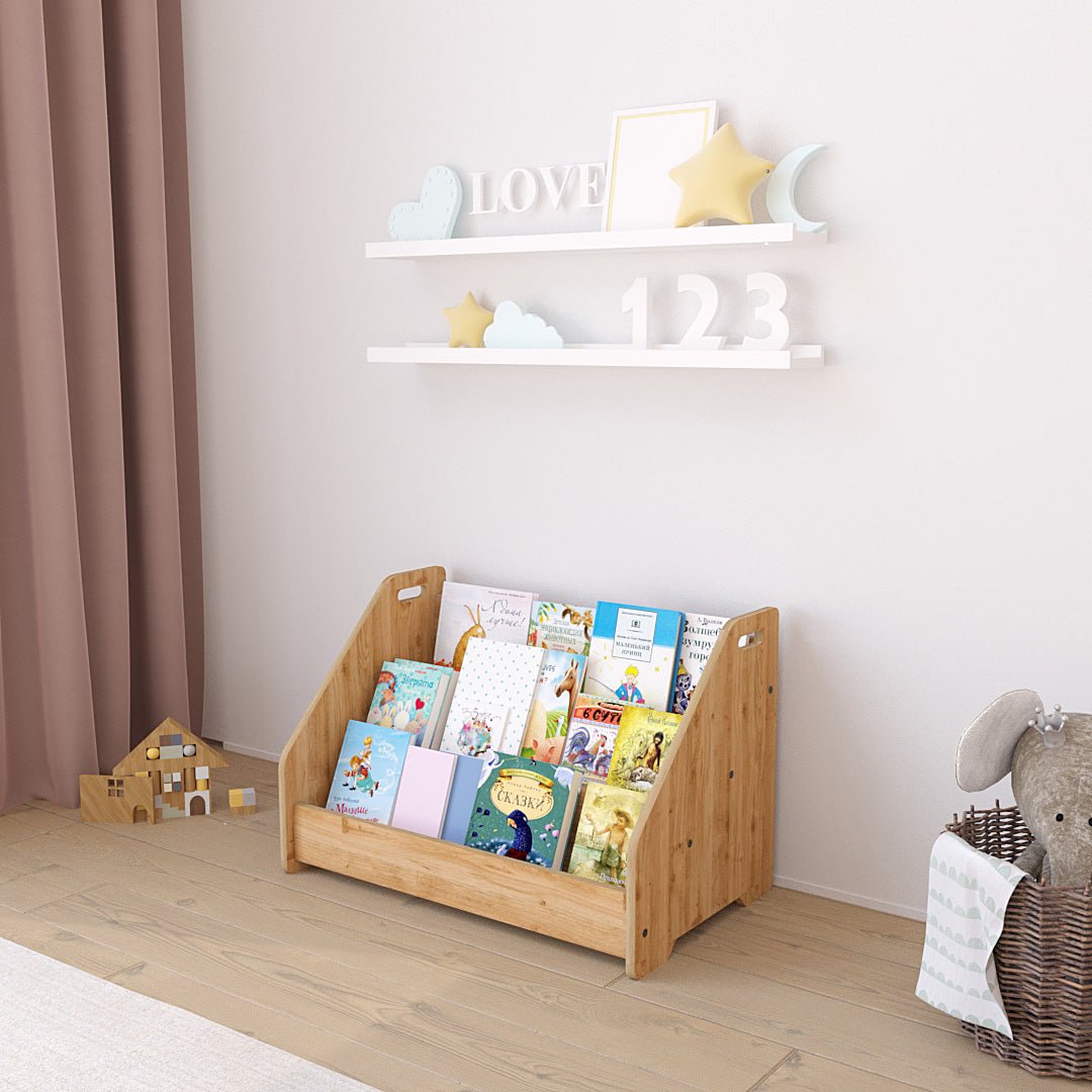 Jerenss Phoenix Bookshelf – Stylish & Practical Storage for Kids’ Rooms - Montessori Kids Furniture | Jerenss