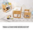 Kids Bookshelf & Storage: Dove & Natural Kids Toddlers (Ages 0 - 4) - Montessori Kids Furniture | Jerenss
