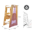 Montessori Learning Tower: Step Stool for Kitchen Helper Kids Toddlers (2 - 6) - Montessori Kids Furniture | Jerenss