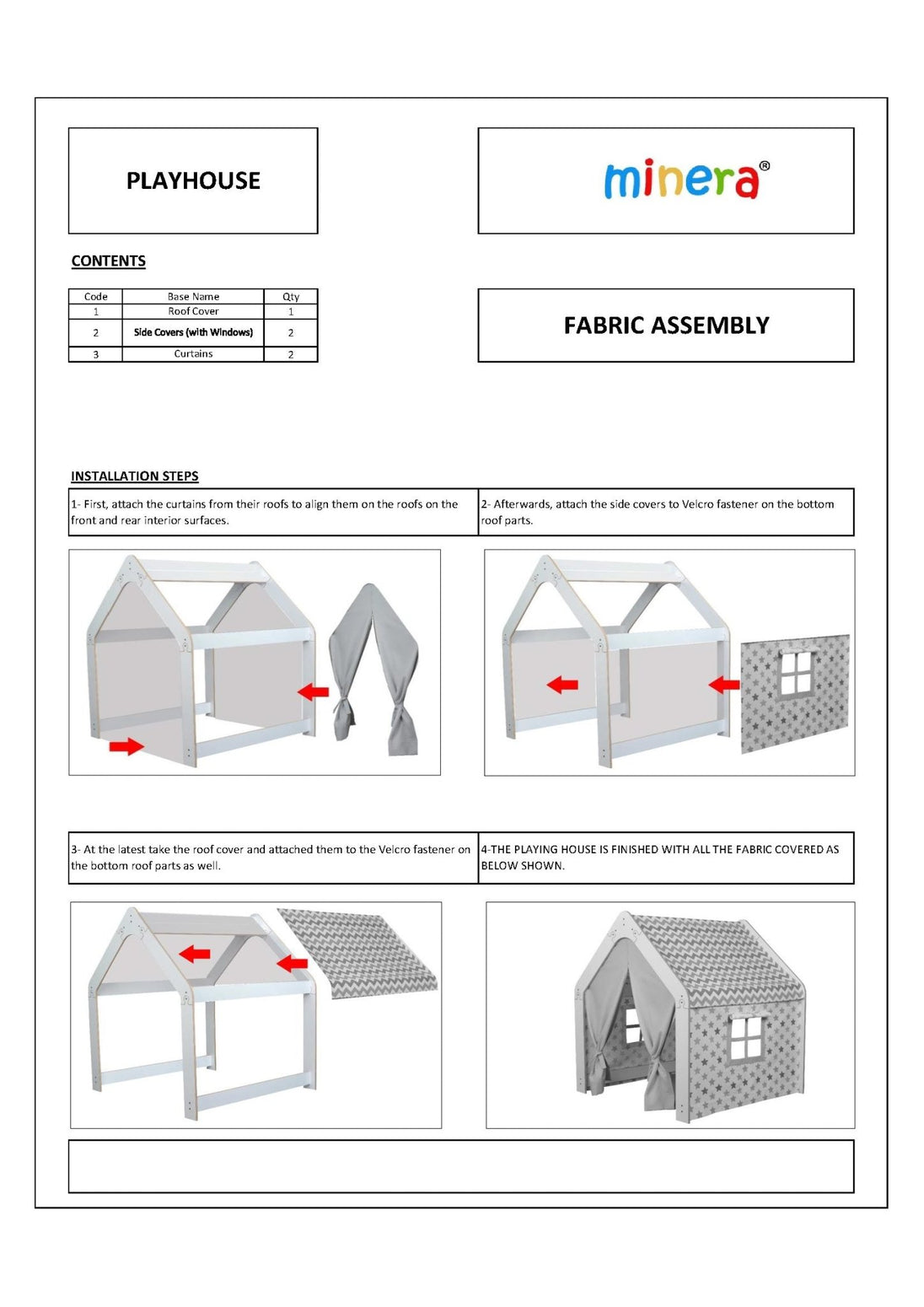 Play Tent: Indoor Hideaway for Kids (Ages 3 - 6) - Montessori Kids Furniture | Jerenss