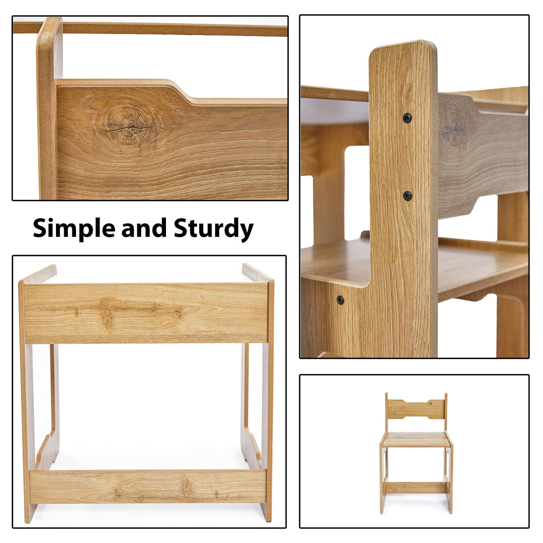 Seagull Table & Chair: Play & Learn for Kids Toddlers Ages 4 - 6 - Montessori Kids Furniture | Jerenss