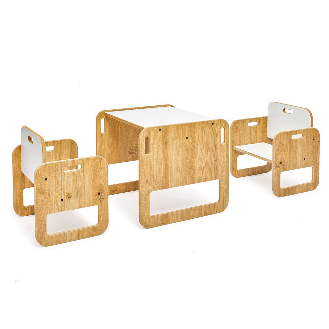 Sparrow Activity Table & Chair for Kids Toodler(Ages 10 - 18 Months) - Montessori Kids Furniture | Jerenss