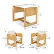 Charming Dove Activity Table & Chair Set for Kids Toddlers (Ages 2 - 4) - Montessori Kids Furniture | Jerenss