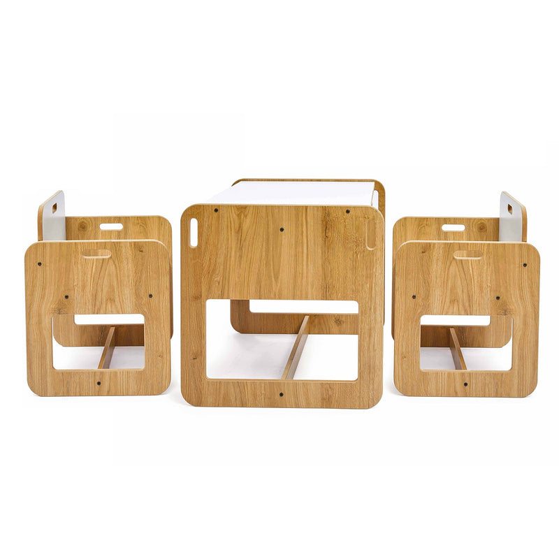 Charming Dove Activity Table & Chair Set for Kids Toddlers (Ages 2 - 4) - Montessori Kids Furniture | Jerenss