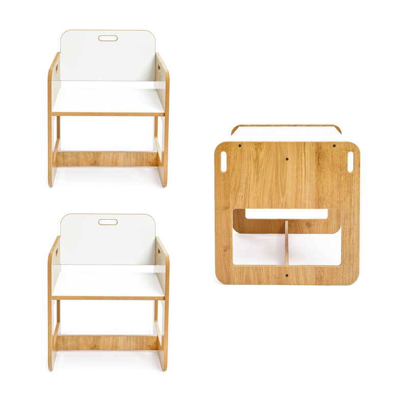 Charming Dove Activity Table & Chair Set for Kids Toddlers (Ages 2 - 4) - Montessori Kids Furniture | Jerenss