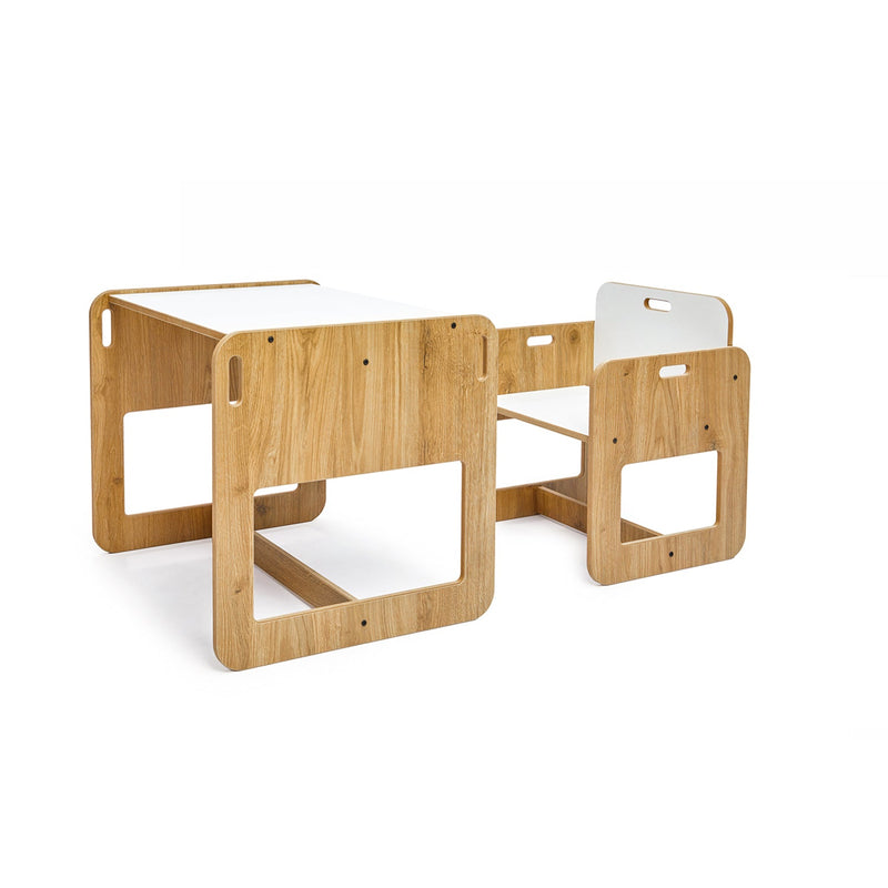 Charming Dove Activity Table & Chair Set for Kids Toddlers (Ages 2 - 4) - Montessori Kids Furniture | Jerenss