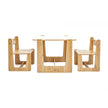 Crane Activity Table & 2 Chairs for Kids Toodler(Ages 2 - 4) - Montessori Kids Furniture | Jerenss