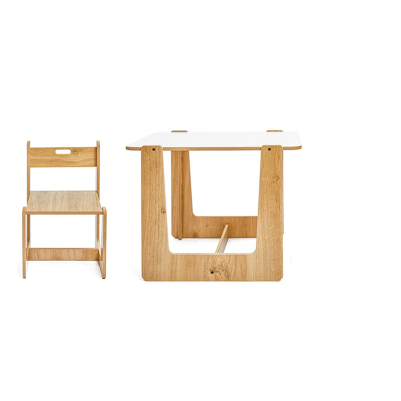 Crane Activity Table & 2 Chairs for Kids Toodler(Ages 2 - 4) - Montessori Kids Furniture | Jerenss