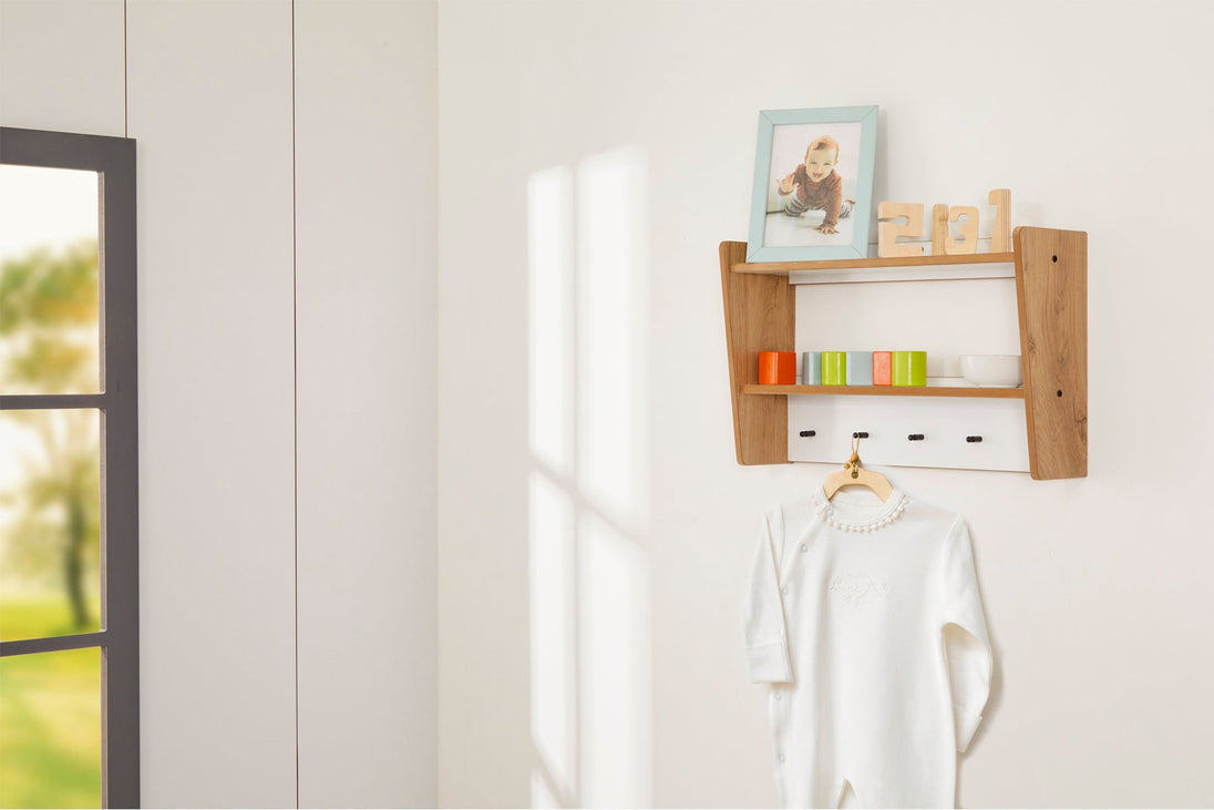 Crane Wall Organizer & Hanger - Montessori Kids Furniture | Jerenss