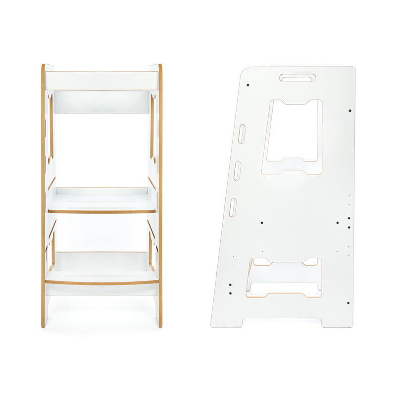 Montessori Learning Tower: Step Stool for Kitchen Helper Kids Toddlers (2 - 6) - Montessori Kids Furniture | Jerenss