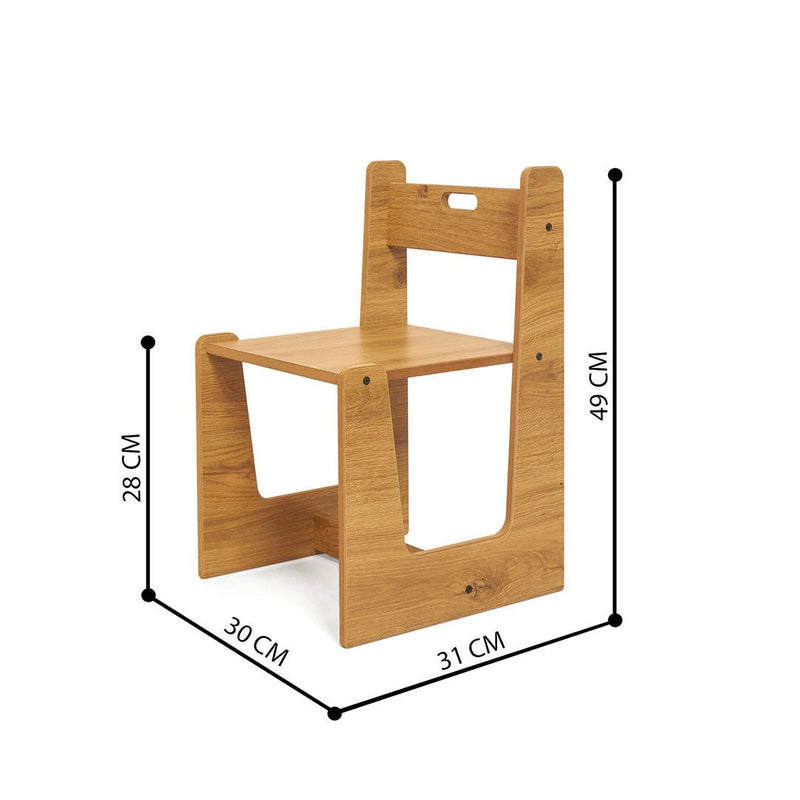 Phoenix Play Table & Chairs for Kids (Ages 2 - 4) - Montessori Kids Furniture | Jerenss
