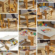 Phoenix Play Table & Chairs for Kids (Ages 2 - 4) - Montessori Kids Furniture | Jerenss
