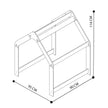 Play Tent: Indoor Hideaway for Kids (Ages 3 - 6) - Montessori Kids Furniture | Jerenss