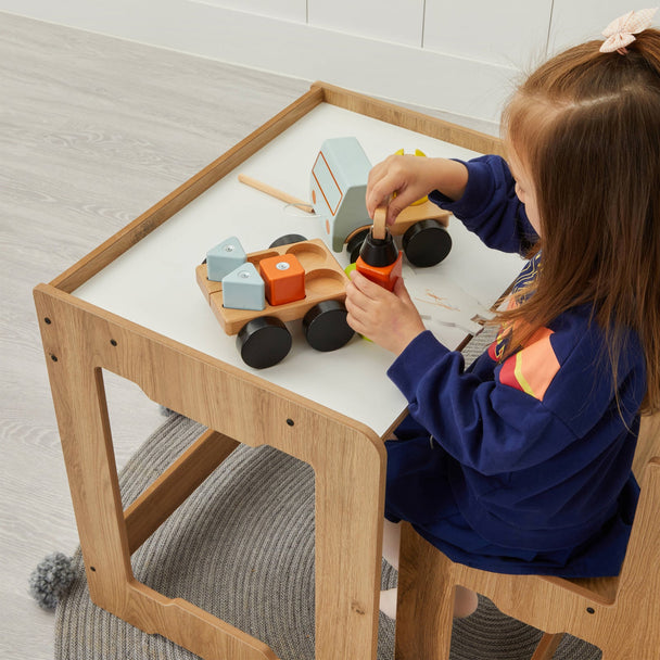Seagull Table & Chair: Play & Learn for Kids Toddlers Ages 4 - 6 - Montessori Kids Furniture | Jerenss