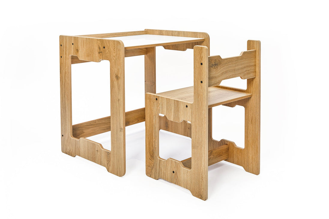 Seagull Table & Chair: Play & Learn for Kids Toddlers Ages 4 - 6 - Montessori Kids Furniture | Jerenss